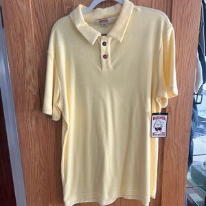 Birdwell Pale Yellow Short Sleeve Polo